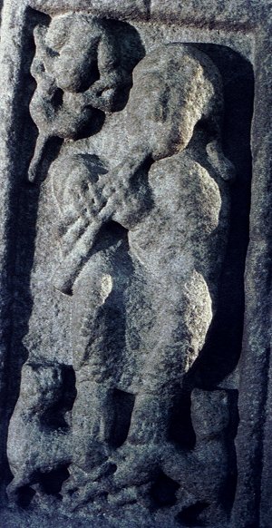 Clonmacnois Cross of the Scriptures, North side.