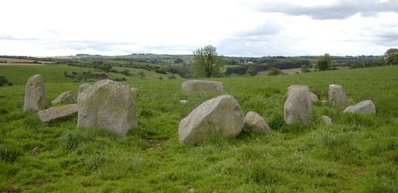 Looking SW across the axialo-stone.