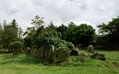 The tomb from the front.