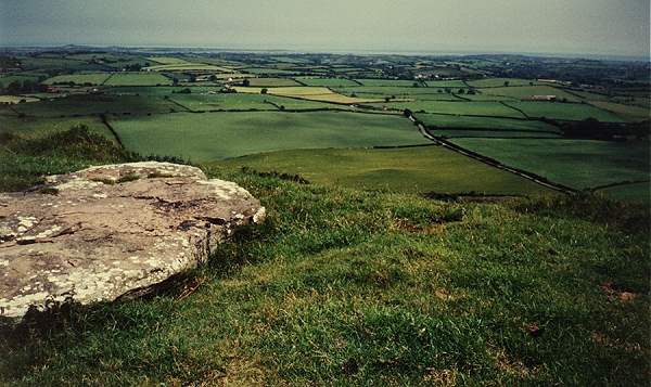 View to the East and the Isle of Man.