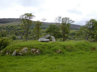 Clonlum passage-tomb from the East