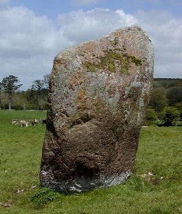 Grange standing-stone - photo by Ian Thompson