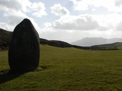 Looking SE towards the Carlingford Mountains